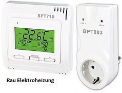 Funkthermostat BT710 zur automatischen Steuerung unserer Speicherheizungen