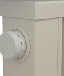 integriertes Thermostat im Heizkörper